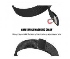 Pašček za uro kovinski magnetni 22mm - 7