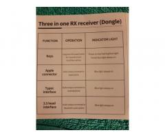 2 brezžična kravatna mikrofona s sprejemnikom na USB-C, USBA in iPhone - 6