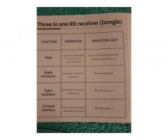 2 brezžična kravatna mikrofona s sprejemnikom na USB-C, USBA in iPhone - 7