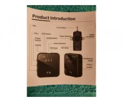 2 brezžična kravatna mikrofona s sprejemnikom na USB-C, USBA in iPhone - 10