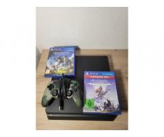 PlayStation 4 Slim + Horizon Zero Dawn (Complete Edition) + kontroler