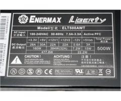 Malo rabljen, skoraj nov, 500W napajalnik Enermax Liberty ELT500AWT z vsemi kabli - 5