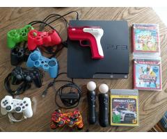 PLAYSTATION 3, ODKLENJEN + MOVE KONTROLERJA S KAMERO