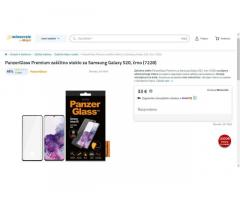Zaščitno steklo PanzerGlass® za Samsung Galaxy S20 - 6