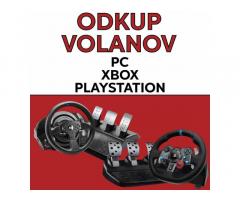 Odkup Igralnih Volanov | Odkupimo Igralne Volane | Za PC, Xbox, Playstation