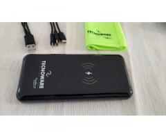 Brezžična polnilna baterija 10.000 mAh + kabel z 3 priključki