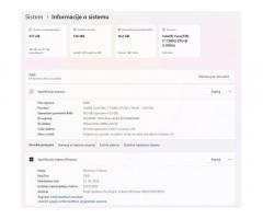 HP Spectre X360 2v1, zaslon 13", 16 GB RAM, 512 GB SSD, Intel i7 - 3