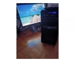 ZMOGLJIV PC RGB CORE i5 4X3.6GHz,16GB RAM,500GB SSD+1TB,GTX650 2GB,24"LED,WIN11