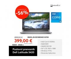 Obnovljen poslovni prenosnik Dell Latitude 5420
