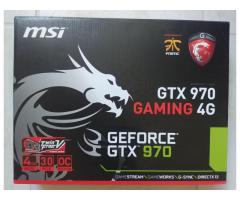 Prodam rabljeno grafično kartico MSI GTX 970 GAMING 4G GEFORCE GTX 970