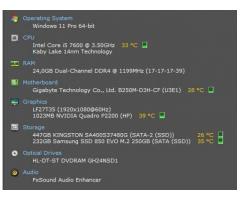 računalnik – i5, 24 GB RAM, SSD, vodno hlajenje + GOLD napajalnik - 10