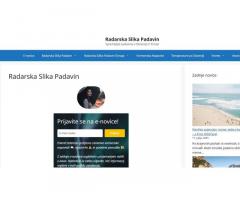 Prodam: uveljavljena spletna stran z radarsko sliko padavin za Slovenijo