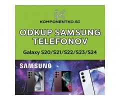 Odkup Samsung Telefonov S20, S21, S22, S23, S24 | Odkupimo Samsung Telefone S20, S21, S22, S23, S24