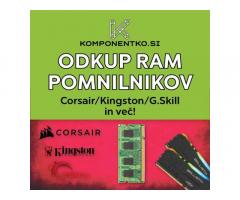 Odkup RAM Pomnilnikov DDR3 DDR4 DDR5 | Odkupimo RAM Pomnilnik DDR3 DDR4 DDR5