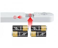 5V PIR LED senzor gibanja vklop/izklop, baterijska škatla - 3