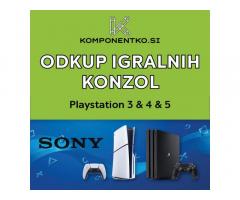 Odkup Playstation 3, Playstation 4 in Playstation 5 | Odkupimo Playstation 3, Playstation