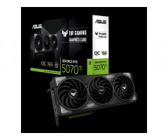 ASUS TUF RTX 5070 Ti GAMING OC 16GB | 2xHDMI 3xDisplayport | Gaming Grafična Kartica