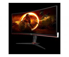 AOC CU34G2X/BK | (34") | 144Hz | 1ms | 3440x1440 | FreeSync | Ukrivljen Gaming MONITOR
