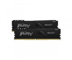 Kingston Fury Beast | 16GB (2x 8GB) | DDR4 | 3200MHz | CL16 | XMP2.0 | 1,35V | (KF432C16BB