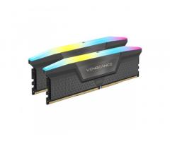 DDR5 32GB 6000MHz CL36 KIT (2x16GB) Corsair RGB Vengeance XMP3.0 1,4V PC črna (CMH32GX5M2
