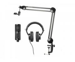 Audio-Technica Creator Pack | Mikrofon, Slušalke, Nosilec | Komplet za Ustvarjalce