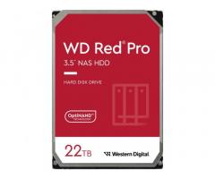 Western Digital RED PRO 22 TB | WD 6Gb/s 512MB | Primerno za NAS za 24/7 delovanje | Seaga