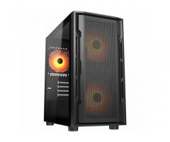 COUGAR | Uniface Mini Black | Mini Tower | Mesh Front Panel | Računalniško Ohišje