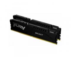 Kingston Fury Beast | DDR5 | 32GB (2x16GB) | 5600MHz | CL40 | XMP3.0 | 1,25V | Črna | KF5