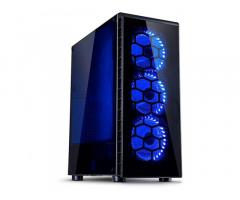 INTER-TECH CXC2 | Midi ATX | 1xUSB3.0 | 2xUSB2,0 | BlueLED ventilatorji | Kaljeno steklo |