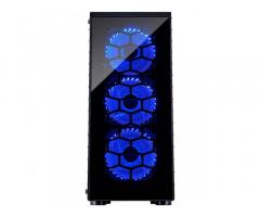 INTER-TECH CXC2 | Midi ATX | 1xUSB3.0 | 2xUSB2,0 | BlueLED ventilatorji | Kaljeno steklo | - 2