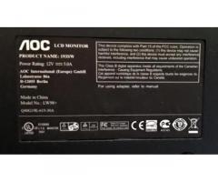 AOC 193SW 19" 1440 x 900, 16:10 - 2