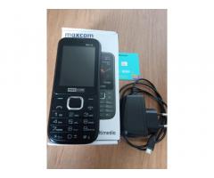 KLASIČNI TELEFON MAXCOM MM142 + POLNILEC + NOVA SIM Z 5E