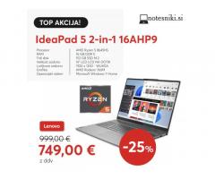 Lenovo IdeaPad 5 2-in-1 16AHP9 – AKCIJA z TOUCH in Ryzen 5!