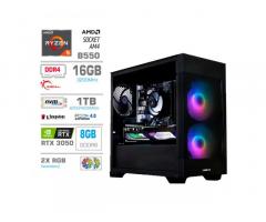Računalnik MEGA MT S7X R5-5500/RTX3050/16GB/1TB-4.0/750W/Brez OS/črna RGB