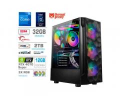 Računalnik MEGA TWR S7 i7-12700K/RTX4070 Super/32GB/2TB-4.0/750W/Brez OS RGB