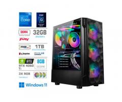 Računalnik MEGA TWR S7 i7-12700K/RTX4060Ti-8GB/32GB/1TB-4.0/750W/Win11Home RGB