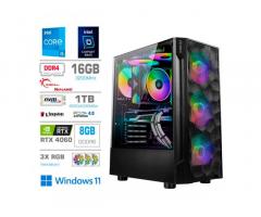 Računalnik MEGA TWR S7 i5-14600KF/RTX4060/16GB/1TB-4.0/750W/Win11Home RGB