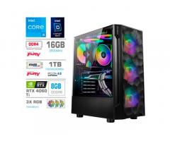 Računalnik MEGA TWR S7 i5-13600K/RTX4060Ti-8GB/16GB/1TB-4.0/750W/Brez OS RGB