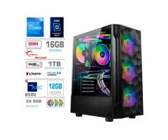 Računalnik MEGA TWR S7 i5-12600K/Intel Arc B580/16GB/1TB-4.0/750W/Brez OS RGB