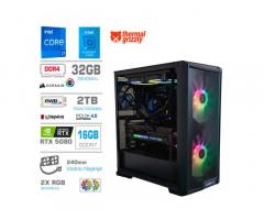 Računalnik MEGA TWR S10 i7-14700K/RTX5080/32GB/2TB-4.0/1000W/Brez OS/črna RGB