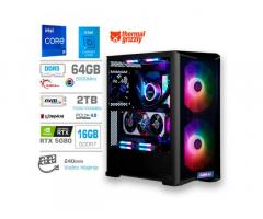 Računalnik MEGA TWR S10 i9-14900KF/RTX5080/64GB/2TB-4.0/1000W/Brez OS/črna RGB
