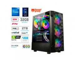 Računalnik MEGA TWR S7 i7-12700K/RTX5070/32GB/2TB-4.0/750W/Brez OS RGB