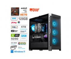 Računalnik MEGA TWR S11 R9-9950X3D/RTX5090/128GB-DDR5/4TB-4.0/1050W/Win11Home/črna RGB