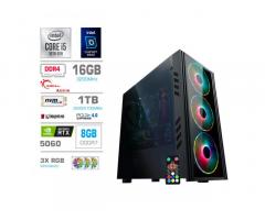 Računalnik MEGA MT 5000 i5-11600K/RTX5060/16GB/1TB-4.0/350W/Brez OS RGB