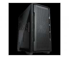 COUGAR Uniface Black | ATX Mid Tower | Mreža za Sprednjo Ploščo | 2x ARGB Ventilatorji