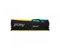 Kingston RGB Fury Beast | DDR5 | 32GB | 5600MHz | CL40 | XMP3.0 | 1,25V | Črna | KF556C40