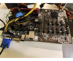 BTC B250 12P matična za rudarjenje 12x Pcie - 3