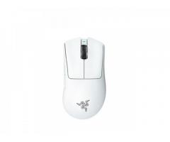Razer DeathAdder V3 Pro | Brezžična | Bela | Gaming Miška