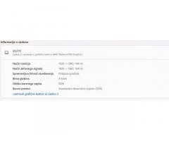 ASUS Gaming Monitor, 144Hz - Odlično Ohranjen - 10