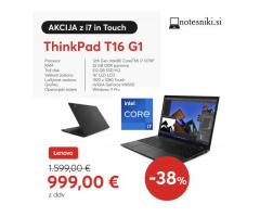 Lenovo ThinkPad T16 G1 – AKCIJA z i7 in Touch zaslonom!